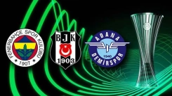 Fenerbahçe, Beşiktaş ve Adana Demirspor'un rakipleri belli oldu