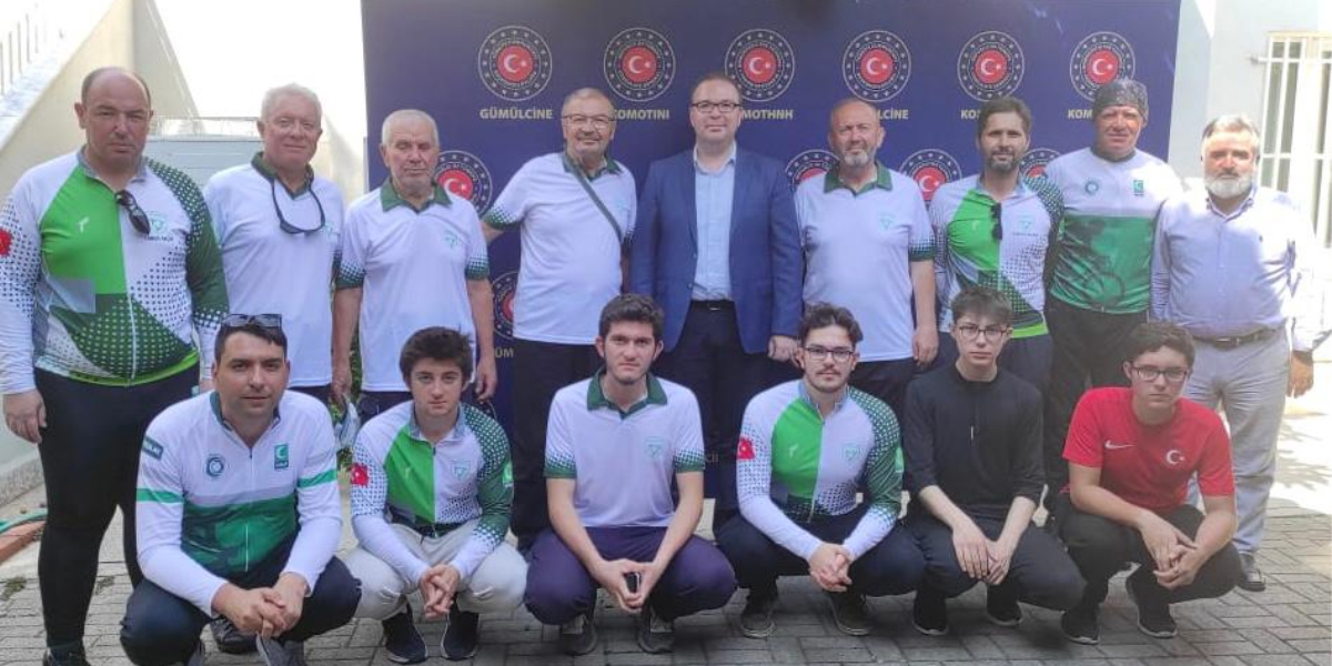 Edirneli bisikletçiler Gümülcine’ye geldi