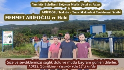 ARİFOĞLU Tamirhane sahibi Mehmet Arifoğlu'ndan tebrik