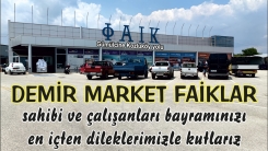 İş insan Mehmet Molla Ahmet ve çalışanları bayramınız kutlar