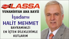 Kozlukebirli iş insanı Halit Mehmet, hayırlı bayramlar diler