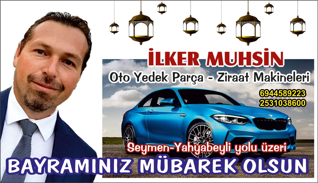 Oto Elektrik Ustası İLKER MUHSİN'den bayram tebriği