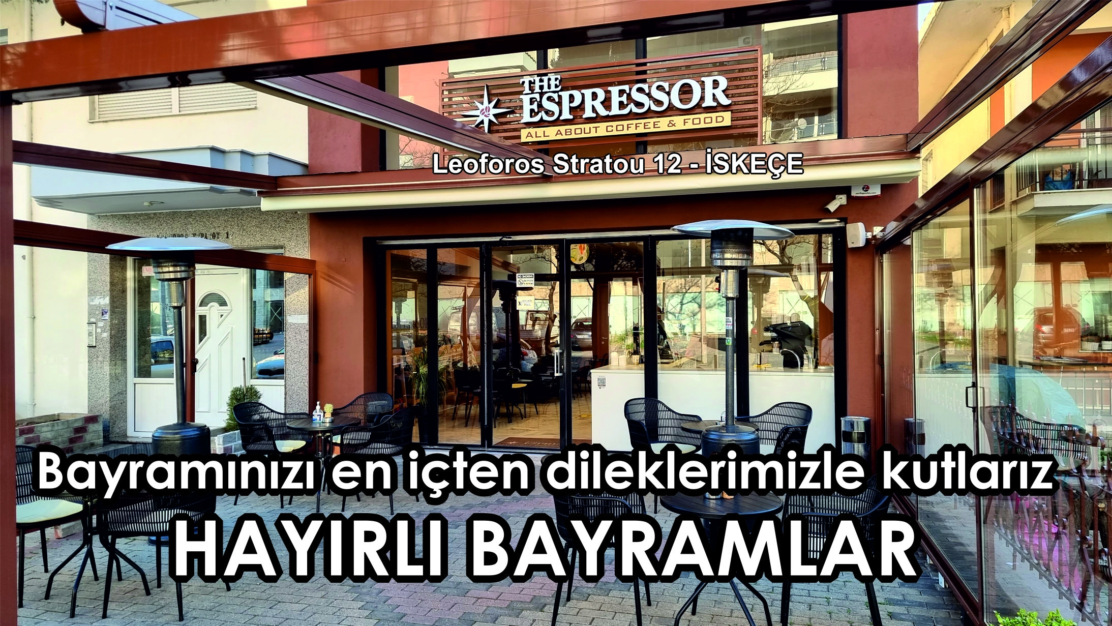 'THE ESPRESSOR' sahibi KABZA KARDEŞLER Kurban Bayramınızı kutlar 