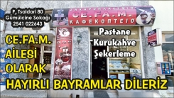 CEFAM Pastanesi Kurban Bayramınızı kutlar 