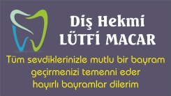 İskeçeli Diş Hekimi Lütfi MACAR Kurban Bayramınızı tebrik eder 