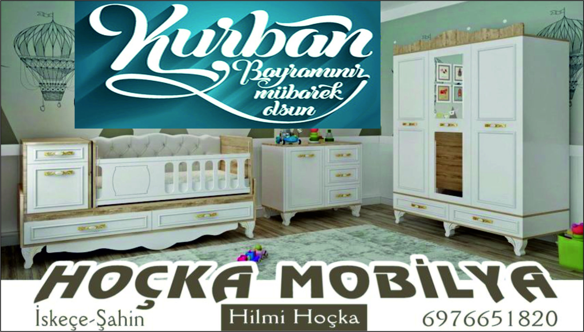İskeçe Şahin kasabasında hizmet veren HOÇKA MOBİLYA Kurban Bayramınızı kutlar