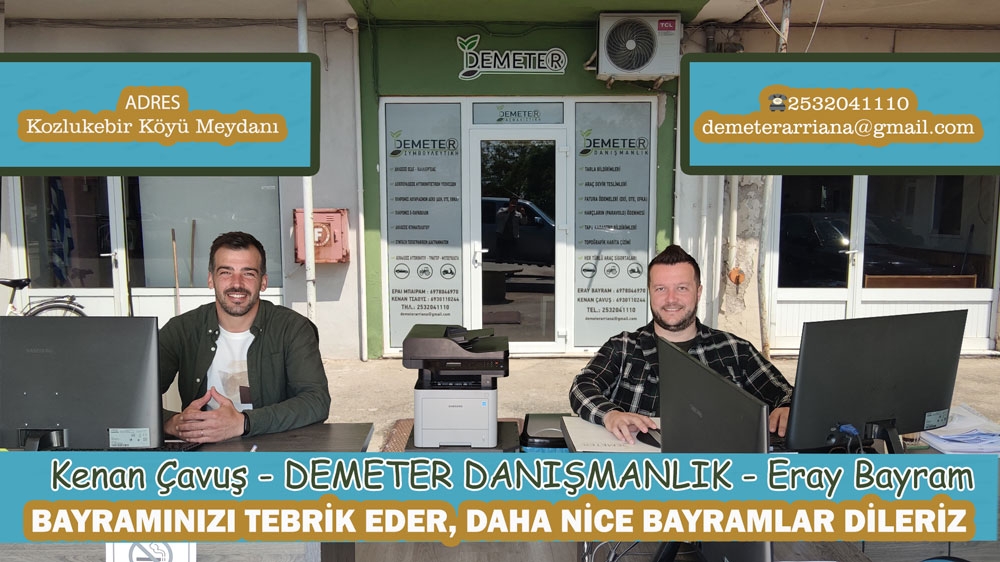 Kozlukebir köyündeki DEMETER DANIŞMANLIK'tan kurban bayramı kutlaması