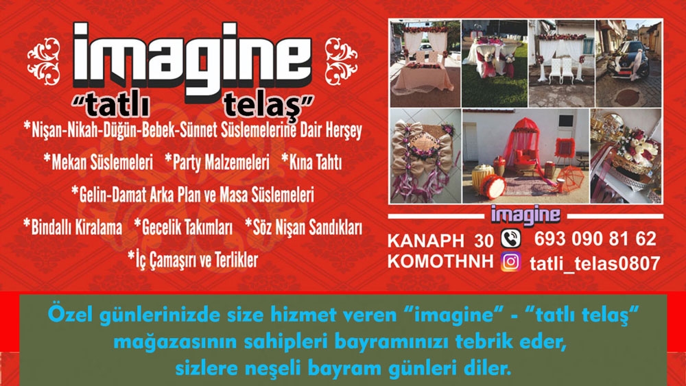 Özel günlerinize değer katan "tatlı telaş" ailesi, kurban bayramınızı kutlar