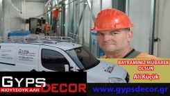 GYPS DECOR sahibi Ali Küçük hayırlı bayramlar diler