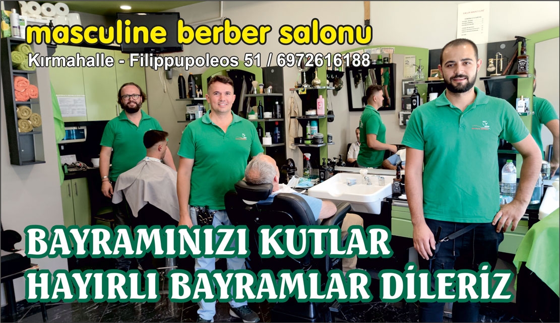"masculine" BERBER SALONU berberleri hayırlı bayramlar dilerler