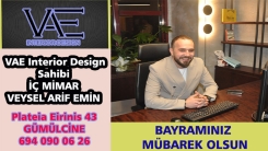 İç Mimar Veysel Arif Emin'den bayram tebriği