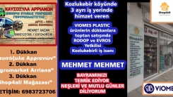 Kozlukebirli genç iş insanı MEHMET MEHMET'ten bayram tebriği