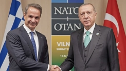 Miçotakis-Tayyip Erdoğan bir araya geldi