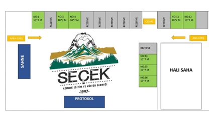 SEÇEK Derneği, etkinlik alanında dükkan açmak için duyuru yaptı