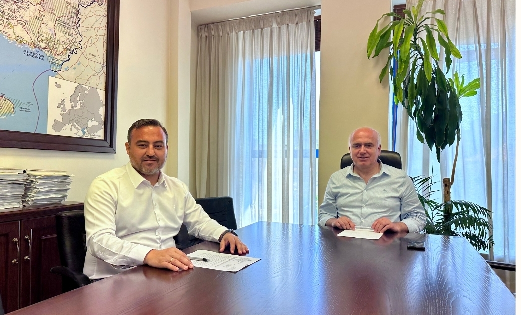 Caner İmam, Eyalet Başkanı Metios ile görüştü 