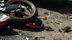 Trafik kazası: Motosiklet sürücüsü öldü