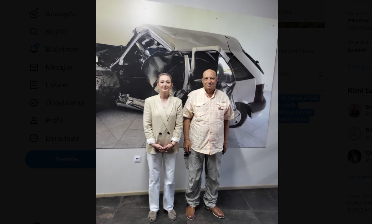 Yunanistan Müslümanlar Birliği Başkanı Elgandour'dan DEB Partisi'ne ziyaret