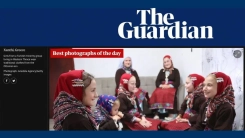 Mustafçovalı Türk kızların yer aldığı fotoğraf, The Guardian'da günün fotoğrafı seçildi