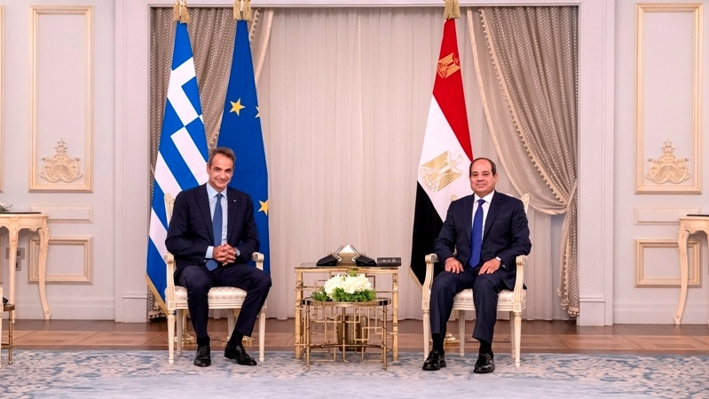 Başbakan Miçotakis, Mısır Cumhurbaşkanı Sisi ile görüştü