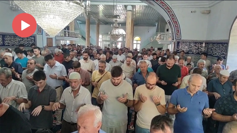 Yangınlar için Gümülcine Eski Cami'de Yağmur Duası yapıldı 