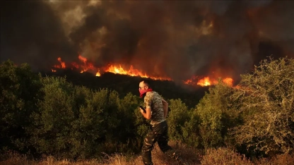 Yunanistan'da orman yangınları kontrol edilemiyor