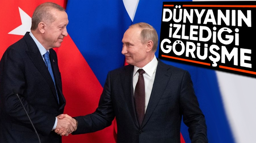 Dünyanın izlediği görüşme: Erdoğan-Putin bir araya geldi