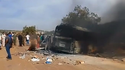 Yunanistan'dan Libya'ya yardım götüren ekibin trafik kazasında ölenlerin sayısı 5'e yükseldi