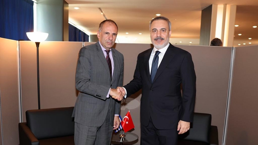 Dışişleri Bakanı Gerapetritis New York'ta Türk mevkidaşı Fidan ile görüştü