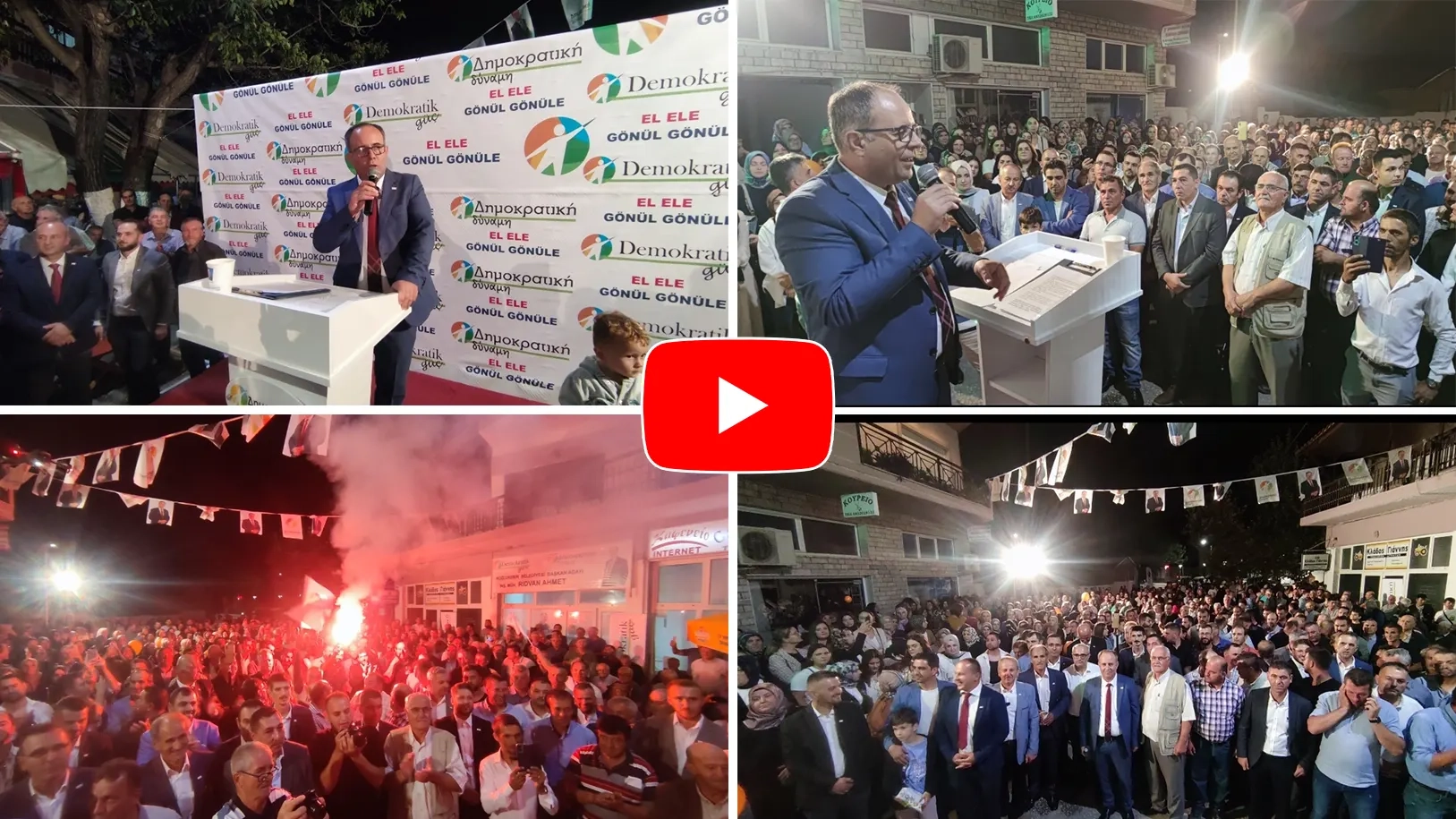 Belediye Başkanı Rıdvan Ahmet Kozlukebir'de halka seslendi