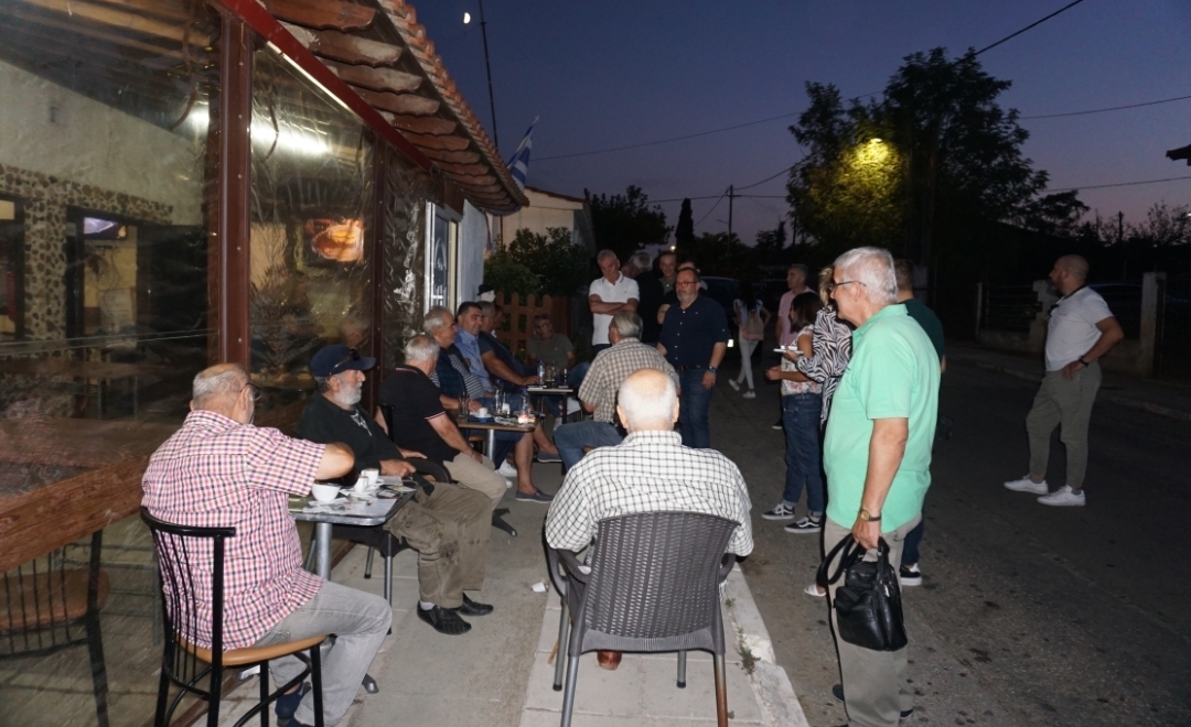 Yannis Garanis ve ekibi ziyaretlerle seçim çalışmalarını sürdürüyor