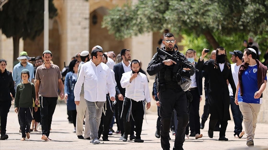 Fanatik Yahudilerden Mescid-i Aksa'ya "Yom Kippur" baskını