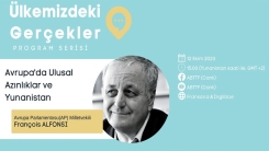 AP Milletvekili François Alfonsi katılımıyla ‘Ülkemizdeki Gerçekler’ 12 Ekim'de yayında