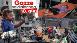 Bombardıman altındaki Gazze'de 10. gün