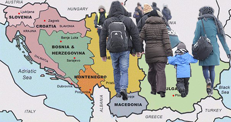 Batı Avrupa ülkelerine gitmek isteyen göçmenlerin geçişine izin veren Balkan ülkeleri suçlanıyor