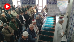 İsrail'in katlettiği Filistinli Müslümanlar için Gümülcine'de gıyabi cenaze namazı kılındı 