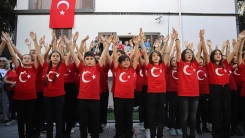 Selanik: Atatürk Evi'nde, Türkiye Cumhuriyeti'nin 100. yılı dolayısıyla tören düzenlendi