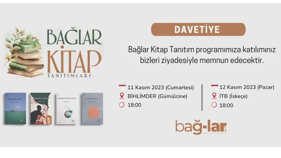 Gümülcine ve İskeçe’de 4 kitap birden tanıtılacak