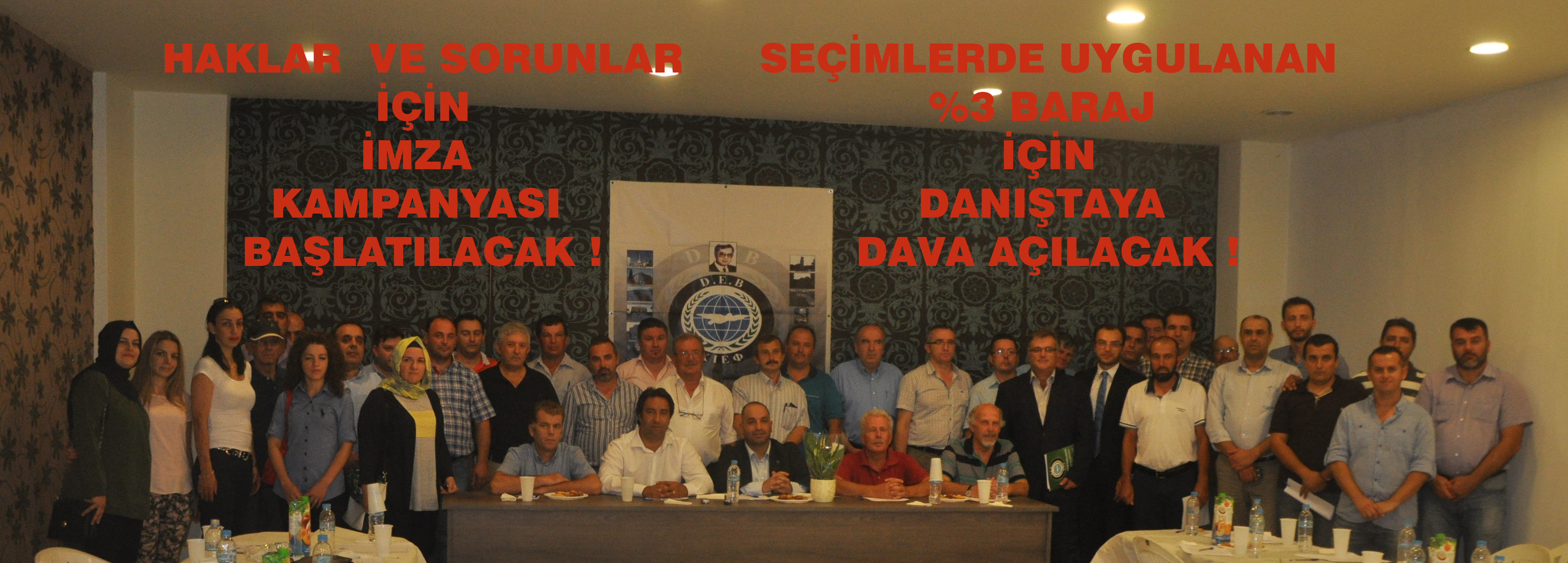 DEB Partisi iki önemli adım için kolları sıvadı