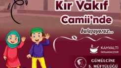 Çocuklar sabah namazlarında buluşmaya devam ediyor