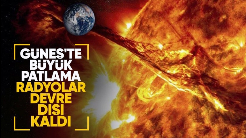 NASA: Güneş'teki patlama, Dünya'daki radyo sinyallerini geçici devre dışı bıraktı