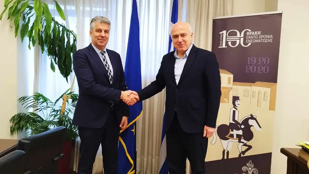 Yeni Eyalet Başkanı Topsidis, Metios'dan görevi devraldı