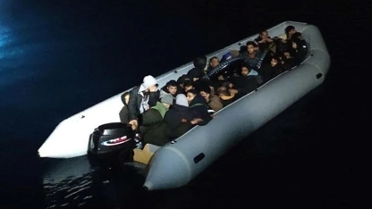 Geri itilen 23 göçmen kurtarıldı