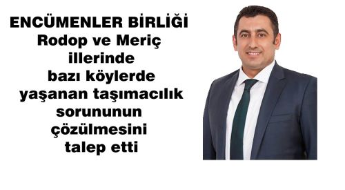 Encümenler Birliği  “taşımacılık” meselesine çözüm istiyor