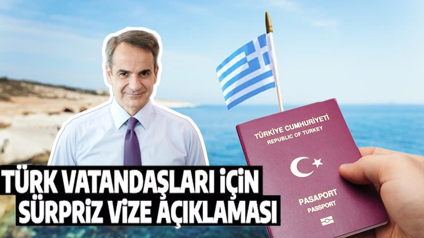 Yunanistan'dan sürpriz vize açıklaması