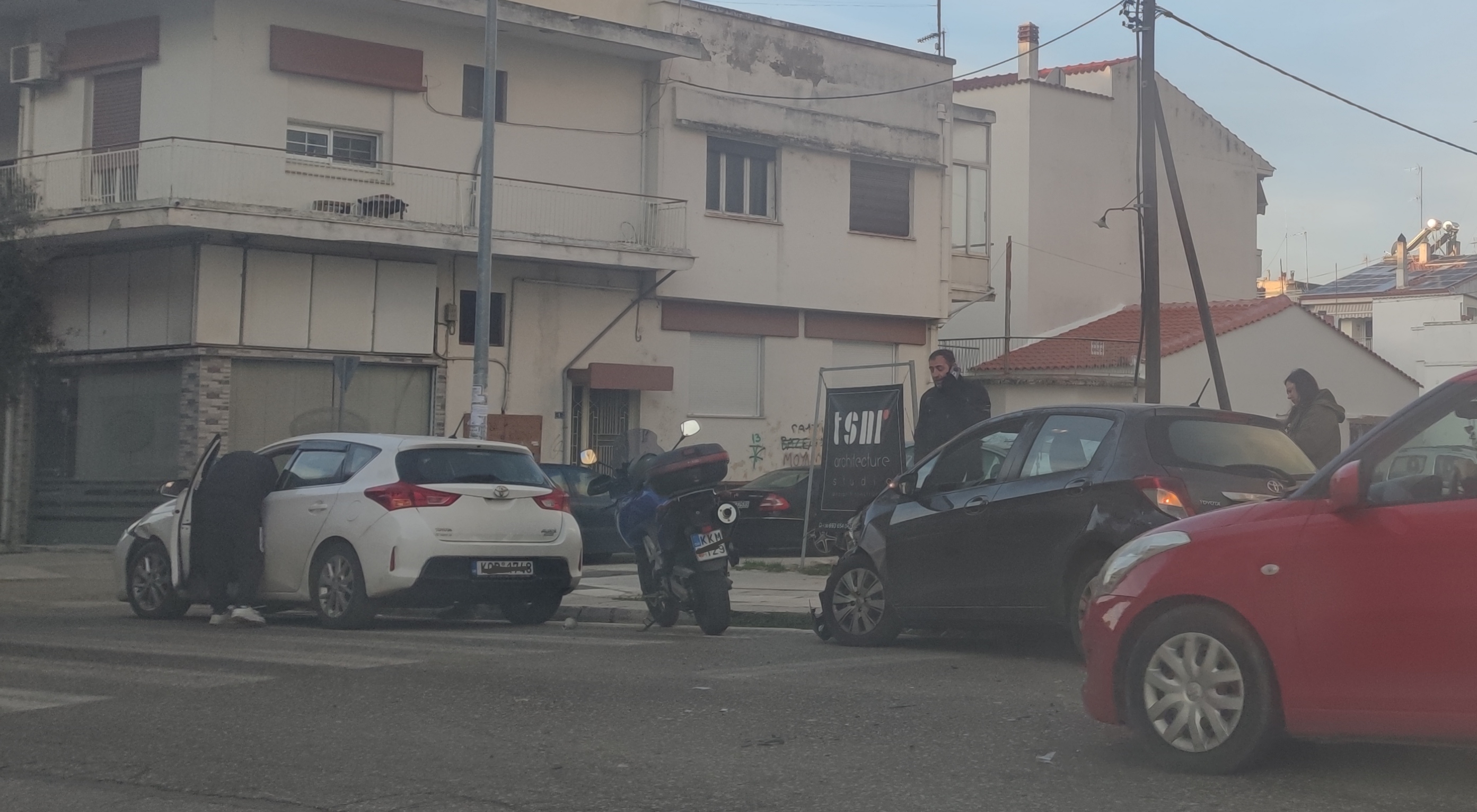 Gümülcine'de sabah saatlerinde trafik kazası yaşandı