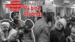 Gazze'de can kaybı 24 bine yaklaştı