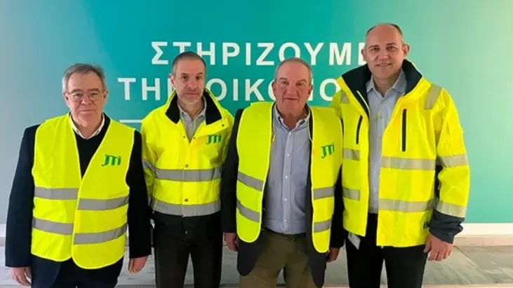 Eski Başbakan Karamanlis İskeçe’deki JTI fabrikasını ziyaret etti