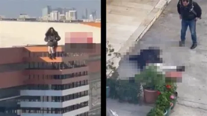 İstanbul'da dehşet anları! Yunanistanlı kadın çatıdan atlayarak intihar etti