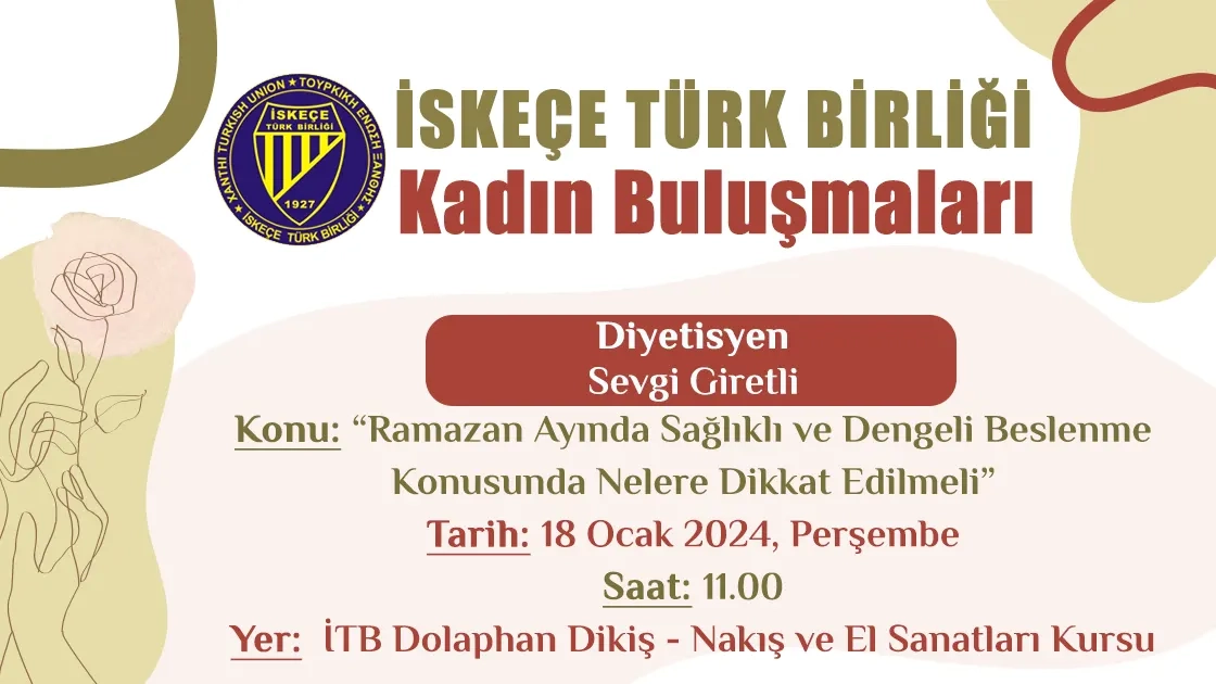“İskeçe Türk Birliği Kadın Buluşmaları” Dolaphan’da devam ediyor