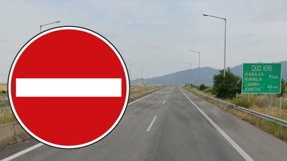  Gümülcine-İskeçe otobanı 3,5 ton ve üzeri araçlara kapandı